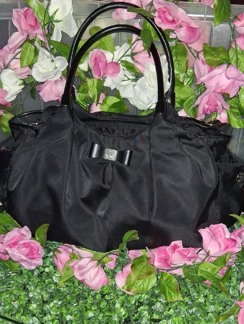 kate spade Black Bow-Accent Baby Bag Tote - Picture 1 of 6